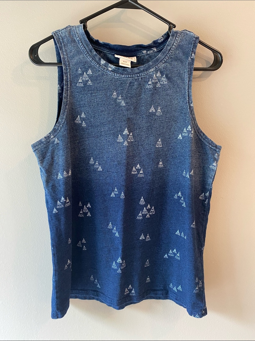 Ariat Navy Tipi Print Tank Top